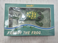 Vintage Playart Freddy The Frog Plastic Toy Battery Operated Water w/Box AS IS