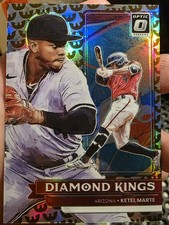 2022 Panini Donruss Optic Dbacks Ketel Marte DIAMOND KINGS Eagle Prizm 1/1 No.30