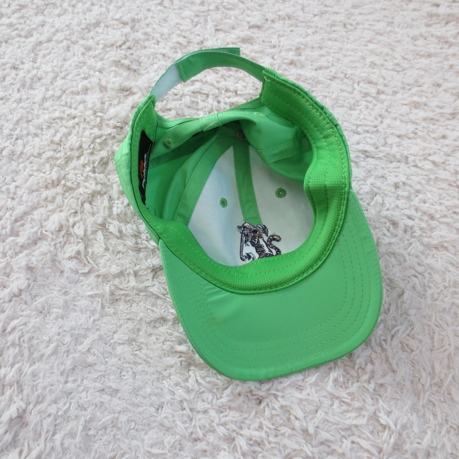 Auburn Tigers Hat Cap Green Kids Boys Swinging Aubie Golf Gameday Pukka