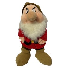 Disney Grumpy Standing Plush Stuffed Toy Doll Snow White Seven Dwarfs 12"