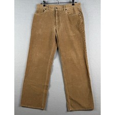 BROOKS BROTHERS Mens Beige Corduroy Pants 33x30  33x28 Actual 100 Cotton