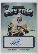 2022 Upper Deck Credentials Main Stage Signatures Jason Zucker #MS-JZ Auto 0q41