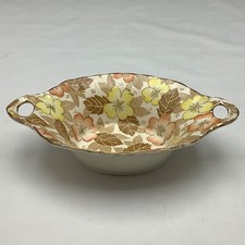 Royal Winton Clyde - kleine Schmuckschale/Korb Vintage China Chintz Schale