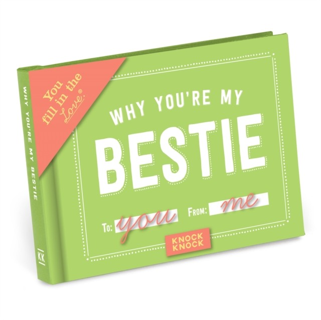 Why You're My Bestie Book Fill In The Love Fill-In-The-Blank Book & Gift Journal Knock Knock - Image 3