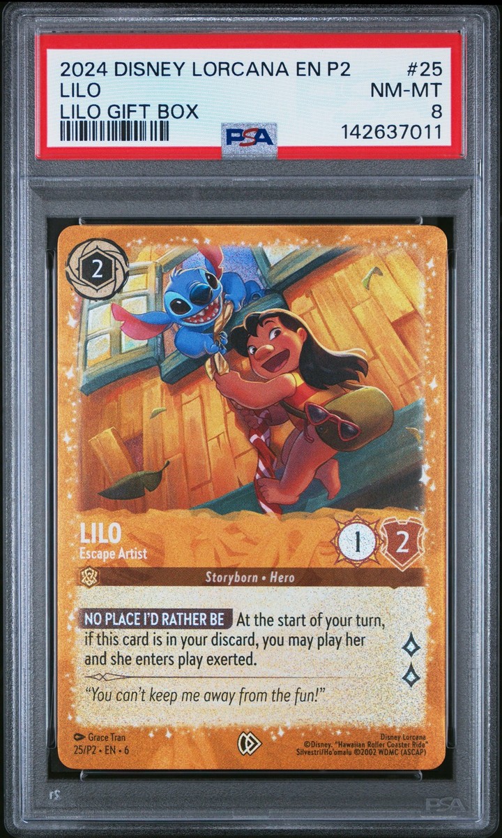 Lilo - Escape Artist 25 Disney Lorcana Promo Cards Holo for sale