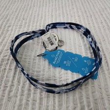 Vera Bradley ReActive Lanyard Island Tie Dye Blue White Recycled 26692-U46 NWT