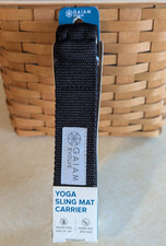 Evolve Gaiam Yoga Mat Sling Black Durable Carrying Strap New
