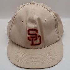 Vintage 80s MLB San Diego Padres Sports Specialties Plain Logo Snapback Hat Cap
