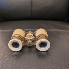 Antique Opera glasses Collectible Brass Binocular glasses.