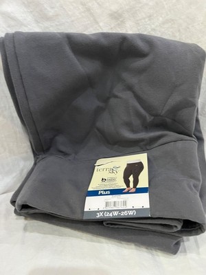 New Terra & Sky High Rise Fitted Leggings Plus Women's Metal Night Sz 3x,4X