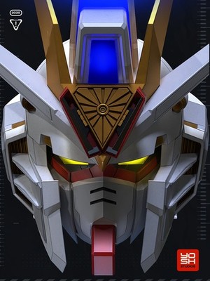 Gundam Mighty Strike Freedom Helmet - 3D-gedrucktes DIY Cosplay Kit