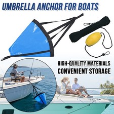 Calzino Drift Blu Ancoraggio Mare Droga Ancoraggio Galleggiante Barca PVC Kayak Canoa Freno Canottaggio