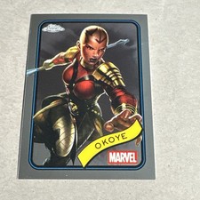2025 Topps Chrome Marvel Okoye #58