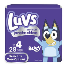 Luvs Platinum Protection Baby Diapers Size 4, 28 Count