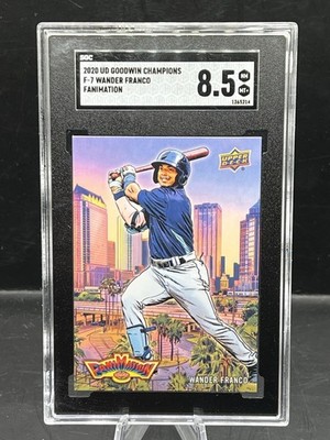 2020 Upper Deck Goodwin Champions #F-7 Wander Franco Fanimation SGC 8.5 NM MT+