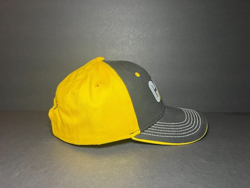 CAT Caterpillar Foley 2020 Mens Yellow & Black Embroidered Logo Adjustable Hat - Picture 5 of 8