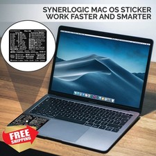 SYNERLOGIC Mac Keyboard Shortcut Sticker for MacBook Air/Pro/iMac 5 Pack 