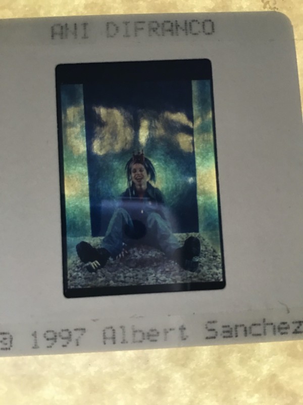 Ani DiFranco 1997 Promotional 35mm Slide Photo Credit Albert Sanchez