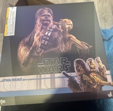 Hot Toys Star Wars Empire Strikes Back CHEWBACCA & C-3PO Empty Box W ship-MMS766