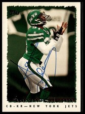 1995 Topps #101 Aaron Glenn Autograph