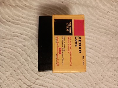 Vintage Xenar Schneider-Kreuznach Lens f:2.8 45mm C2