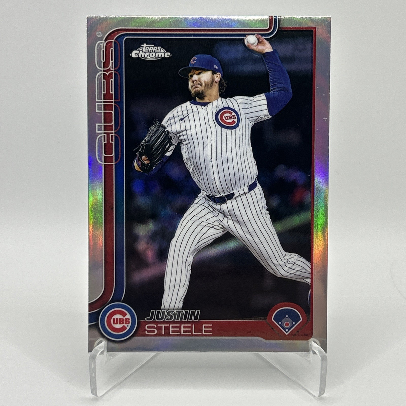 2025 Topps Chrome Update #USC3 Justin Steele Chrome Refractor Chicago Cubs