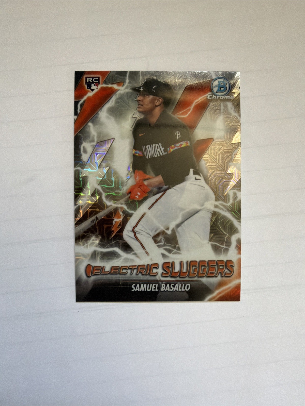 2026 Bowman Chrome Mojo Refractor SAMUEL BASALLO Electric Sluggers RC #ES-10