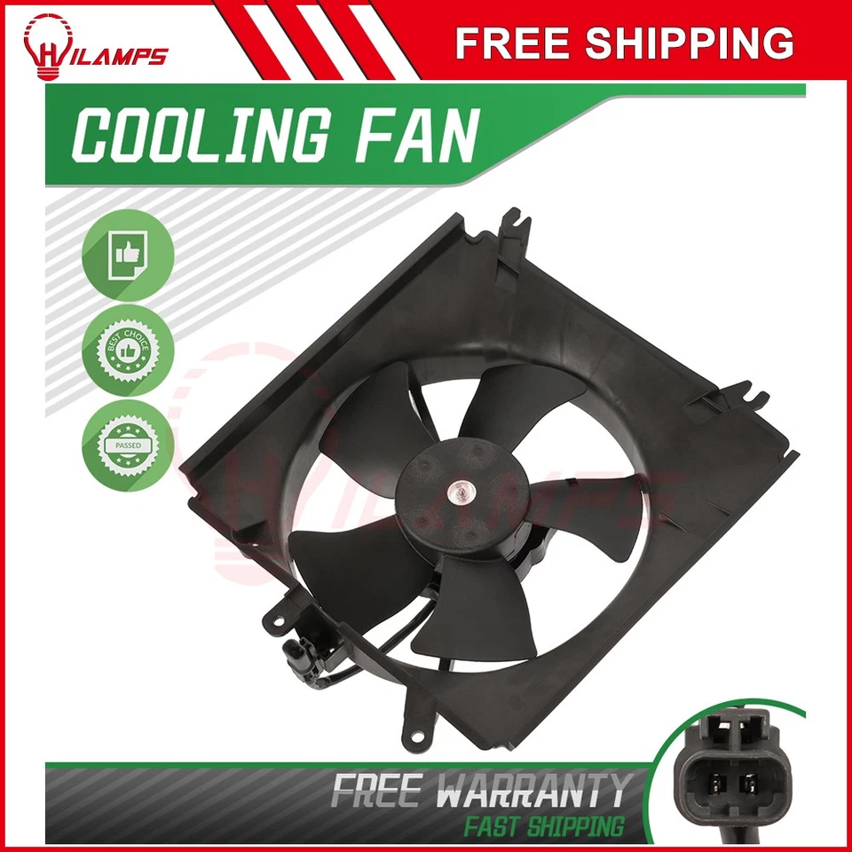 Ventilador de refrigeración radiador eléctrico para Kia Rio 674-59802 2003 2004 2005 Foto 2 de 4