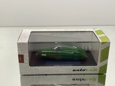 AUTOCULT RACING 07001 GOLIATH REKORDWAGEN 1951 -GREEN 1:43- GOOD IN BOX