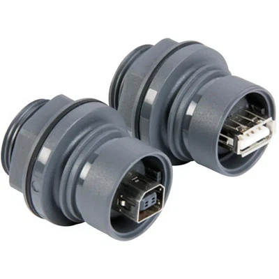 Embase femelle USB Côté avant type B, arrière type A Contenu: 1 pc(s) Bulgin - Photo 1/2