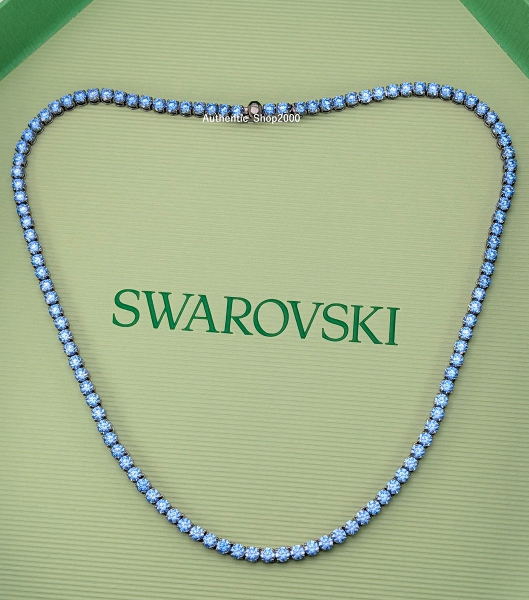 NEW 100% Authentic SWAROVSKI Sparkle Blue Crystal Matrix Tennis