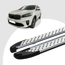 Auto Trittbretter passend für Kia Sorento ab Baujahr 2015-2020 SOMA Silber mIt A