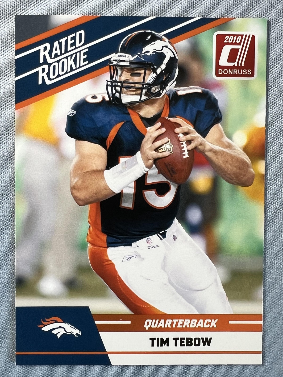 Tim Tebow Rated Rookie - 2010 Panini Donruss - Broncos