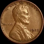1933 1C Lincoln Wheat Cent XF/AU