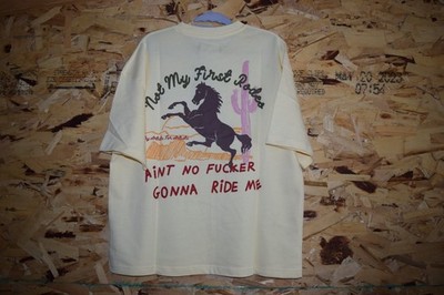 Nude Project Ink Graphic Tee Rodeo Cream M