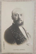 Old portrait postcard Jean Paul Laurens (Reutlinger, Paris) 1900