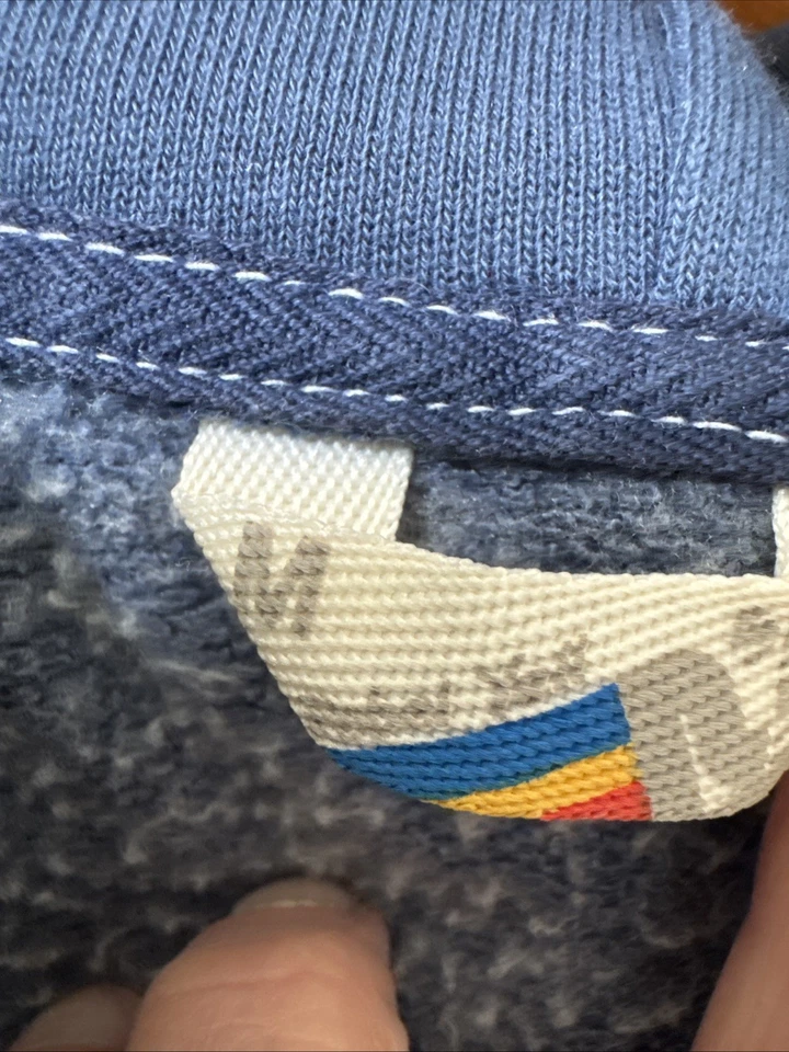 Sudadera con Capucha Rebel Yell Azul Cremallera Completa Gráfico Polar S/S Talla M Foto 4 de 4