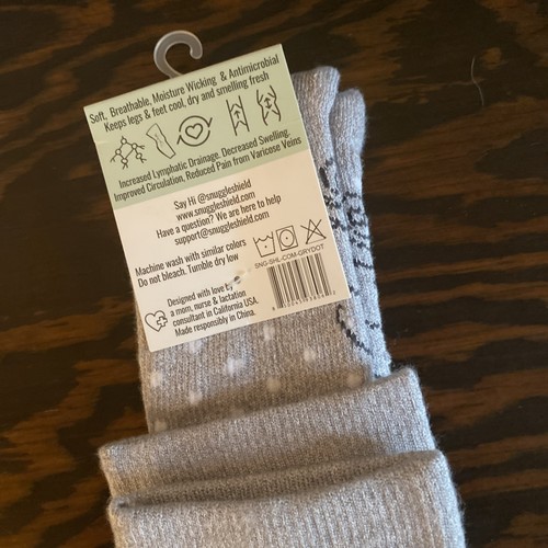 Snuggle Shield Bamboo Compression Socks Adult OSFM - Picture 2 of 2