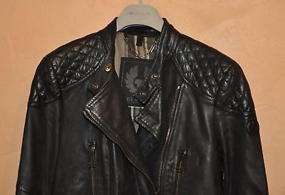 Belstaff Beckham Collection Women's Black Leather Biker Belstaff Beckham Collection Women's Black Leather Biker