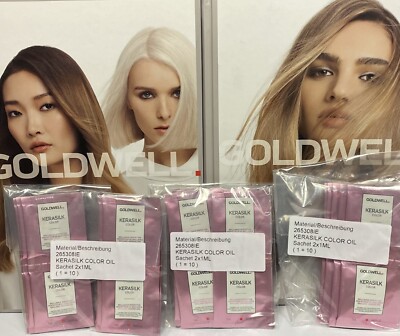 Goldwell Kerasilk Color Oil Brilliance Perfector 30x2ml =60ml Reise Größe Neu