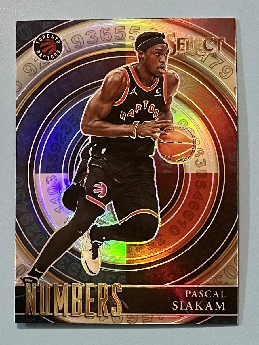 2020 21 Panini Select PASCAL SIAKAM Numbers Silver Prizm 32