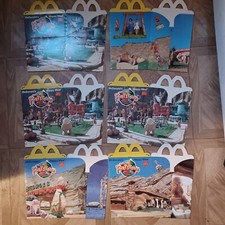 McDonald's Flintstone Happy Meal Boxes lot of 6