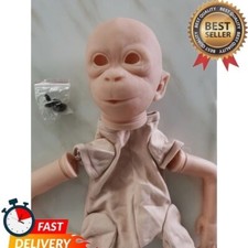 lifelike soft reborn doll kit monkey orangutans handmade unpaited blank doll