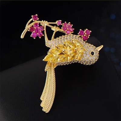 Mode --Strass --Magpie Vogelbrosches Frauen Mantel Schmuckzubehör Geschenke 