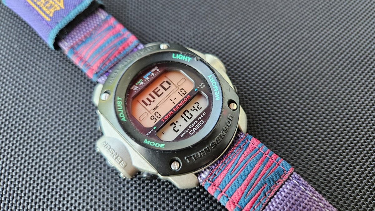 CASIO PRO TREK DPX-400 Dead Stock 90 Twin Sensor collector item | eBay