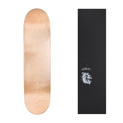 Cal 7 Maple 7.75'' 8'' 8.25'' 8.5'' Skateboard Deck w/ Bulldog Graphic Griptape