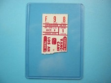 1970/71 VANCOUVER CANUCKS LOS ANGELES KINGS NHL 1RST GAME HOCKEY TICKET STUB RED