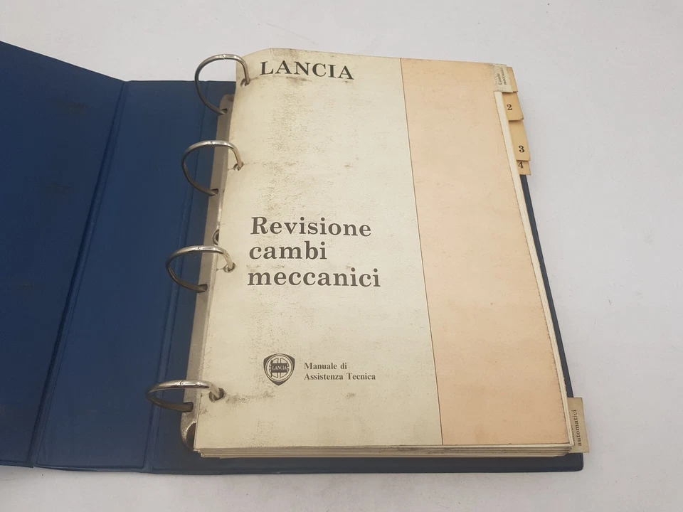 Manuale officina Lancia revisione cambi Thema Ferrari Delta Integrale Y10 Dedra. - Immagine 4 di 4