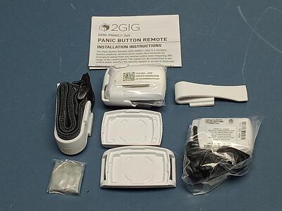 2GIG Wireless Panic Button Remote - White - 2GIG-PANIC1-345 - NEW