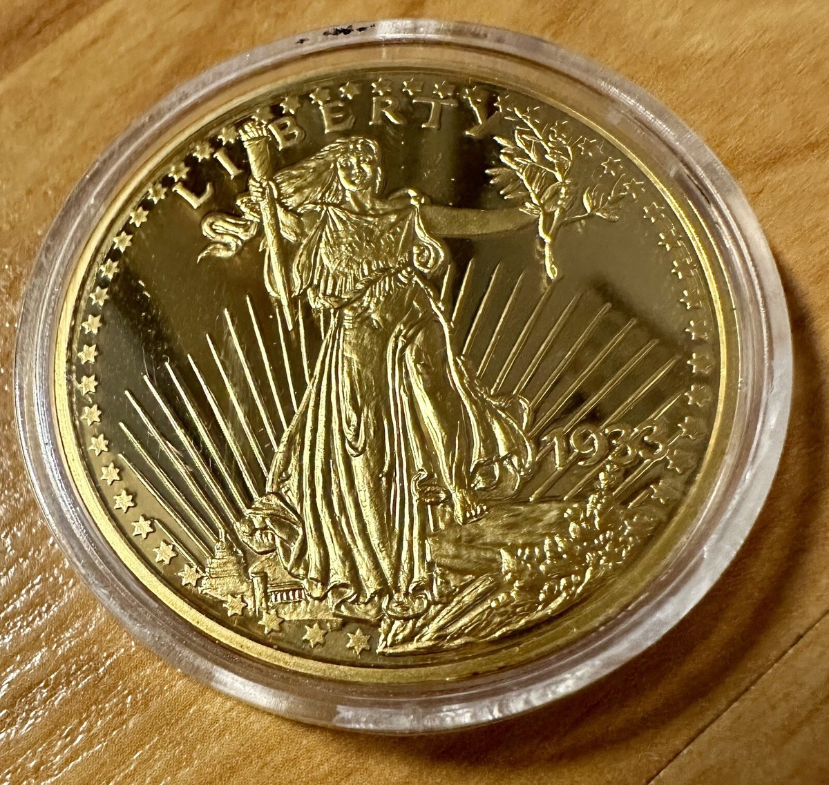 1933 Gold Double Eagle Lady Liberty Proof Coin 2003 Copy | eBay